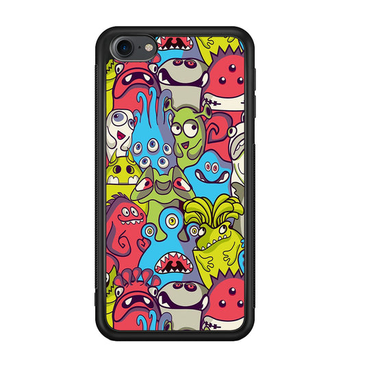 Doodle Art 006 iPod Touch 6 Case-Phone Case-Rubber White (2D Case)-Altracase