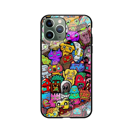 Doodle Cute Character iPhone 11 Pro Case