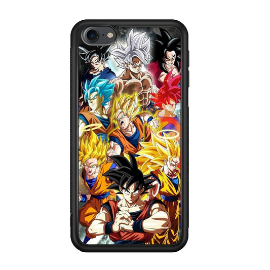 Dragon Ball - Goku 006 iPod Touch 6 Case-Phone Case-Rubber White (2D Case)-Altracase
