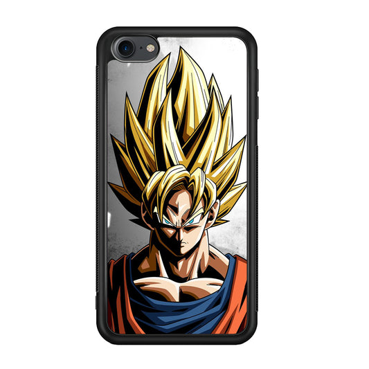 Dragon Ball - Goku 014 iPod Touch 6 Case-Phone Case-Rubber White (2D Case)-Altracase