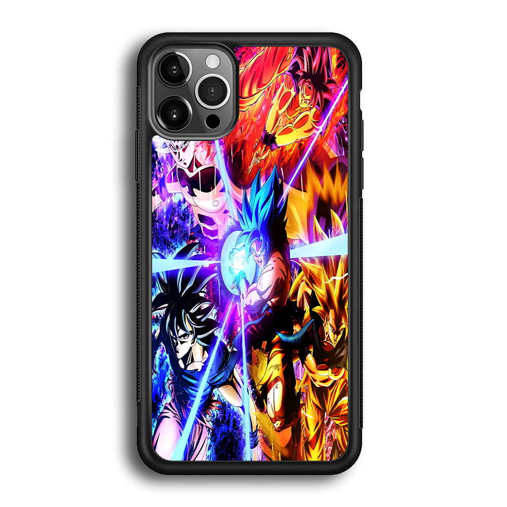 Dragon Ball Super Saiyan Kamehameha iPhone 12 Pro Case