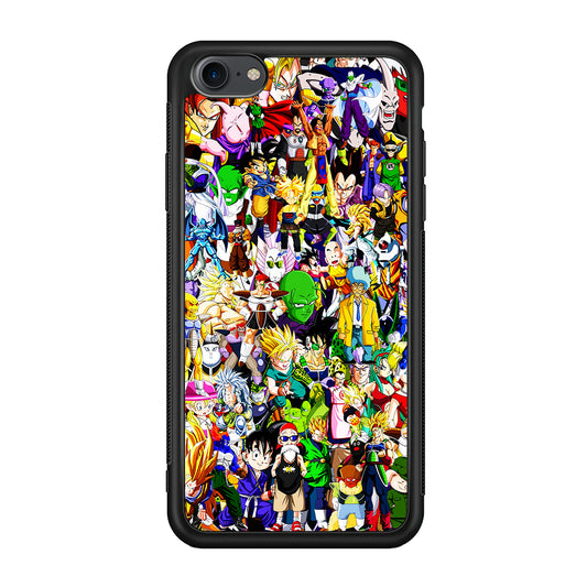Dragon Ball Z All Characters iPhone 8 Case