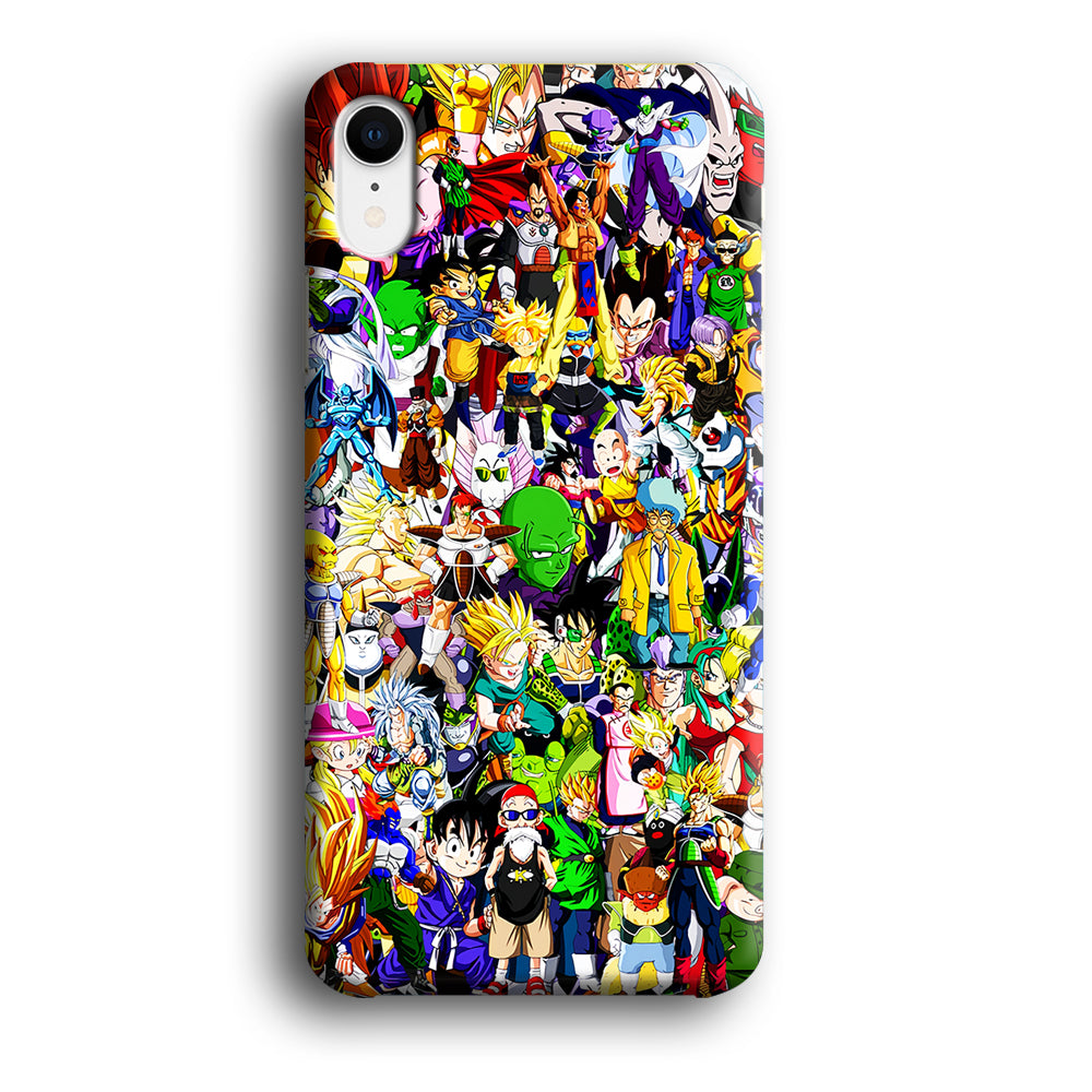 Dragon Ball Z All Characters iPhone XR Case