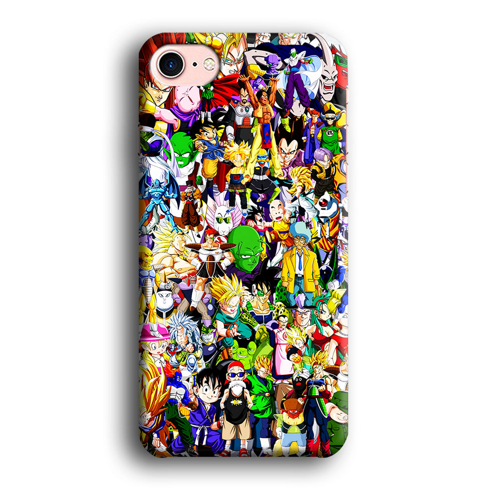 Dragon Ball Z All Characters iPhone 8 Case