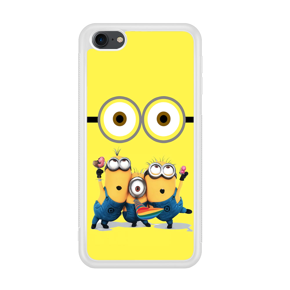 Eyes and Three Minions iPod Touch 6 Case