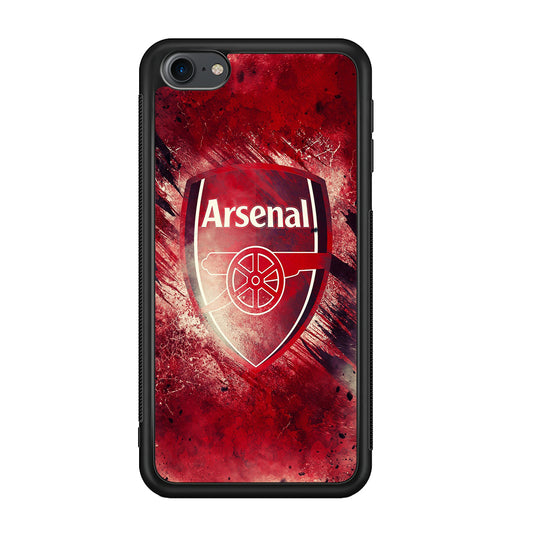 FB Arsenal iPod Touch 6 Case-Phone Case-Rubber White (2D Case)-Altracase
