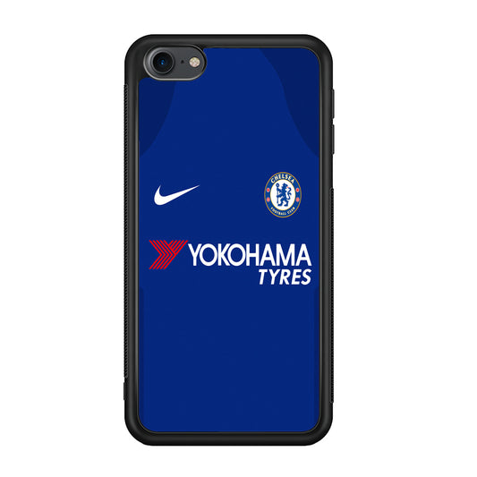 FB Chelsea Jersey iPod Touch 6 Case-Phone Case-Rubber White (2D Case)-Altracase