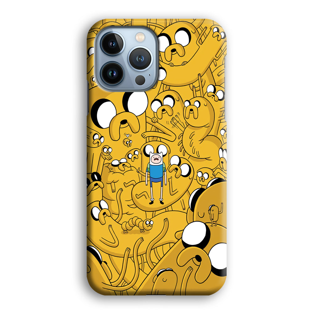 Finn and Jake Doodle iPhone 13 Pro Case