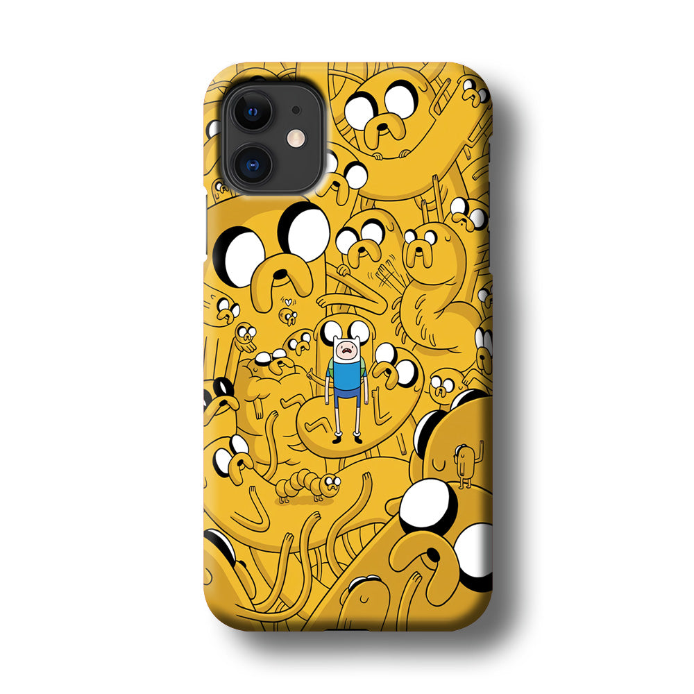 Finn and Jake Doodle iPhone 11 Case