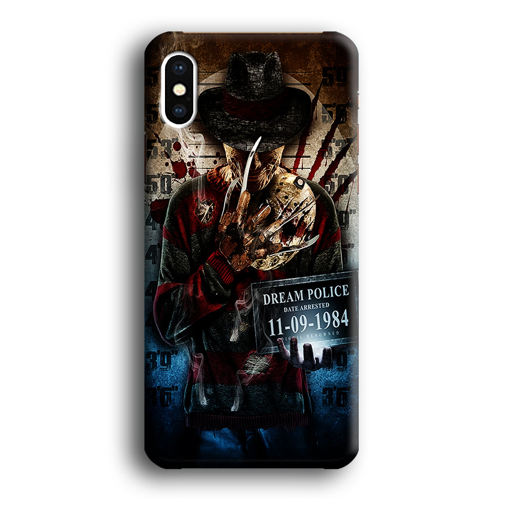 Freddy Krueger Art Poster iPhone Xs Case