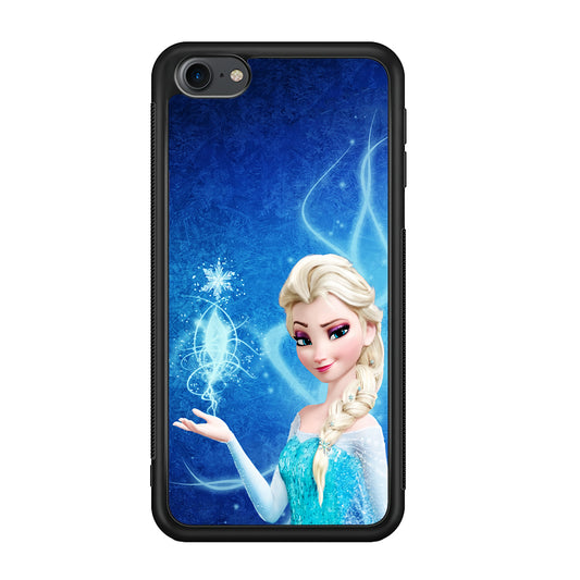 Frozen Elsa Art iPod Touch 6 Case-Phone Case-Rubber White (2D Case)-Altracase