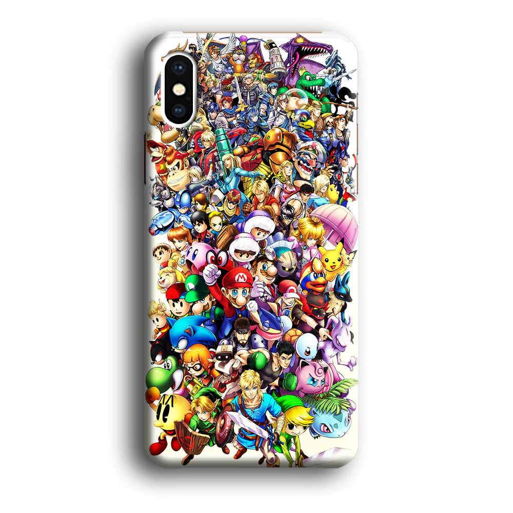 Game Characters 90s iPhone X Case