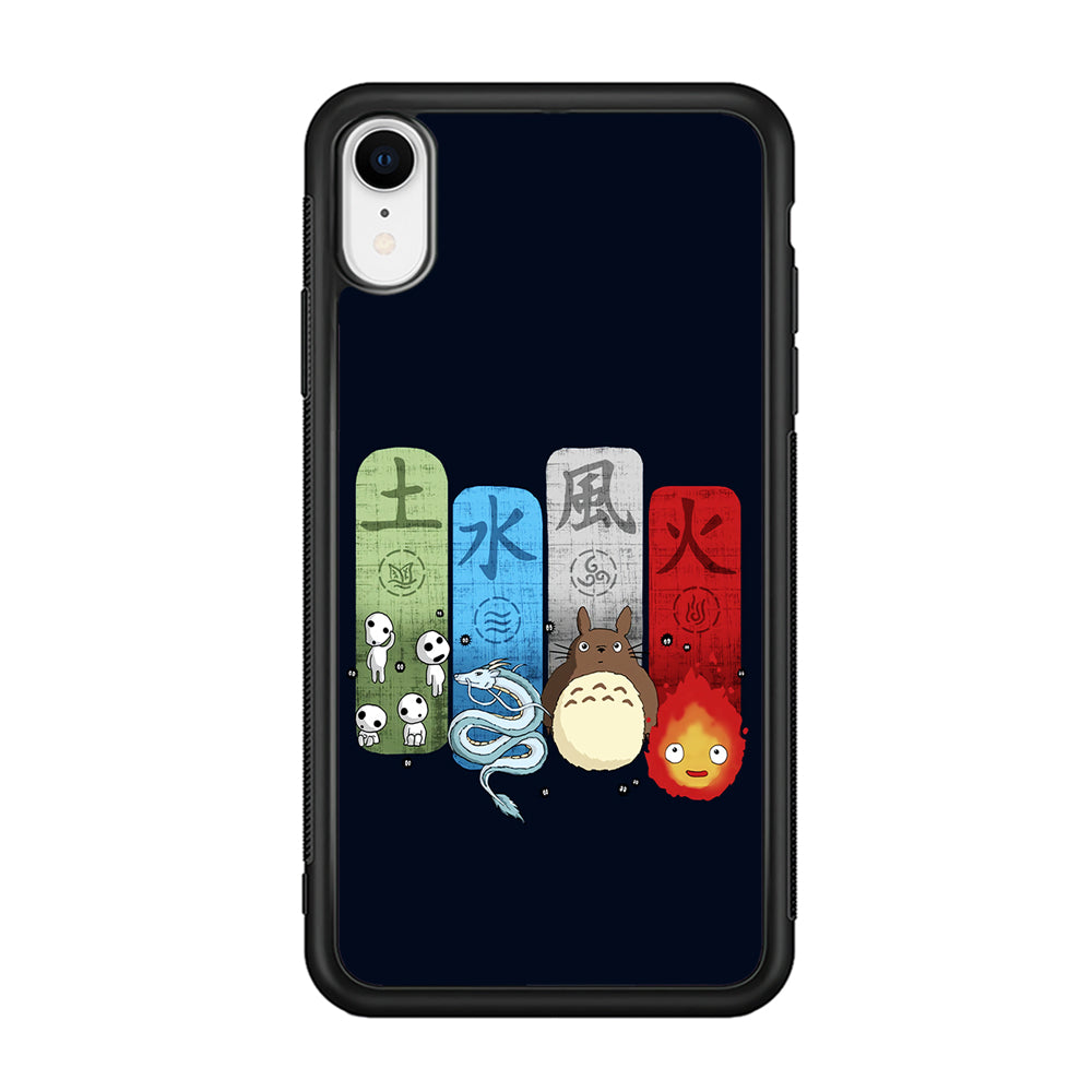 Ghibli Elemental Charms Blue iPhone XR Case