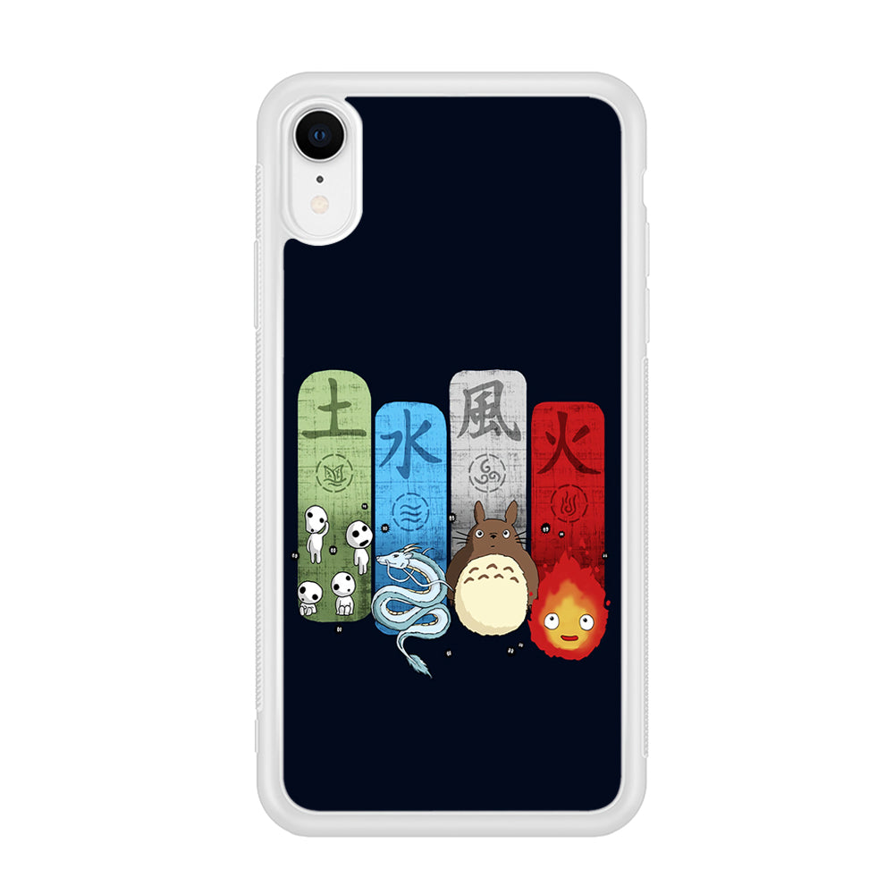 Ghibli Elemental Charms Blue iPhone XR Case