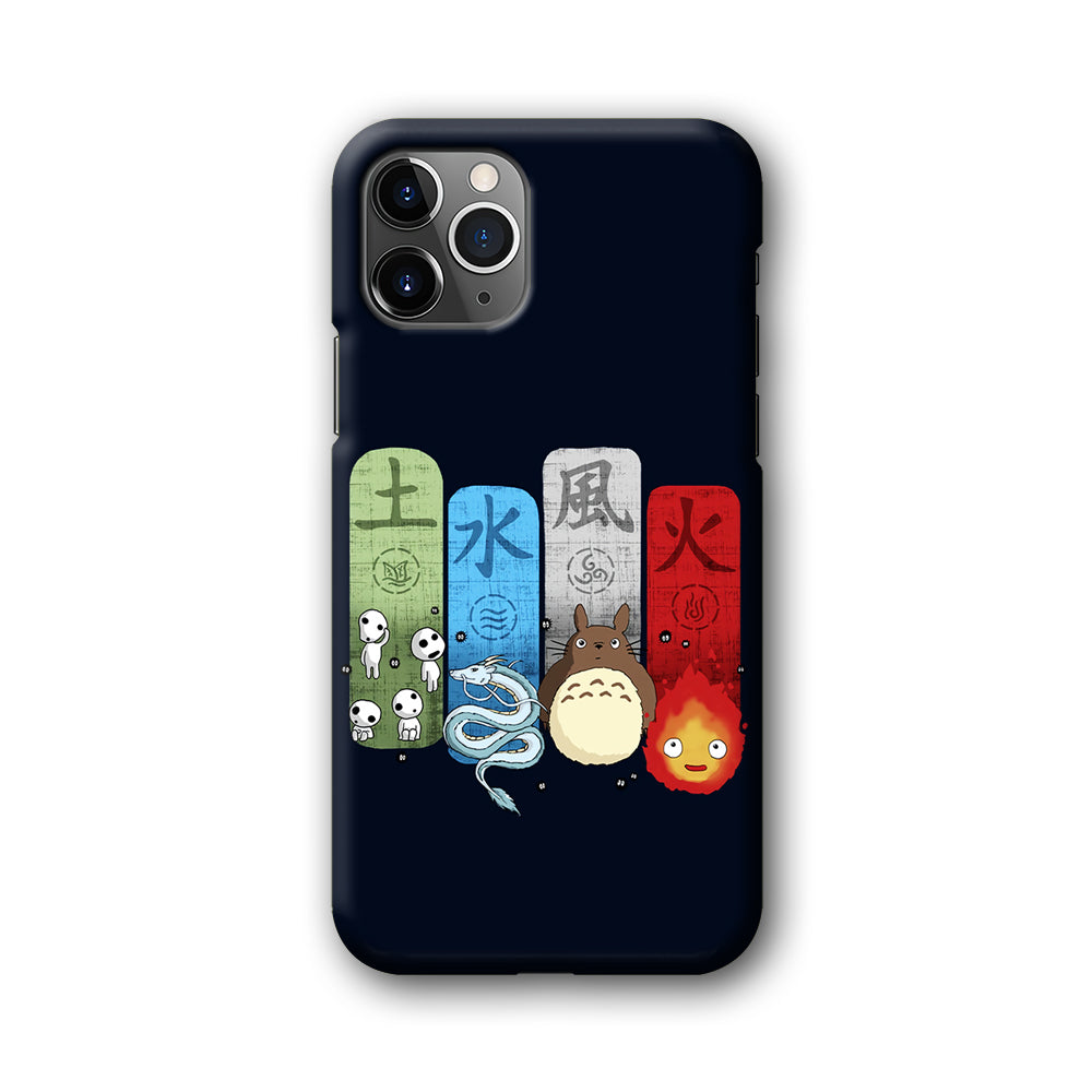 Ghibli Elemental Charms Blue iPhone 11 Pro Case