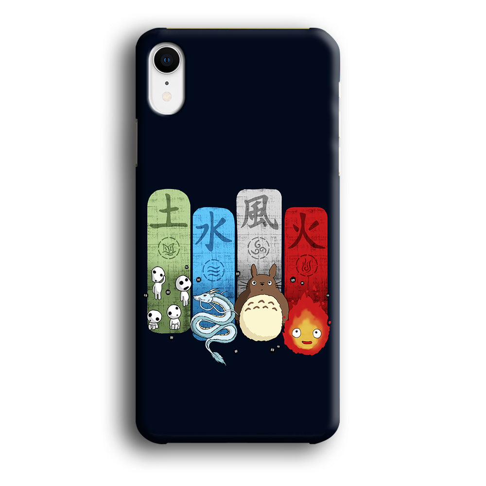 Ghibli Elemental Charms Blue iPhone XR Case