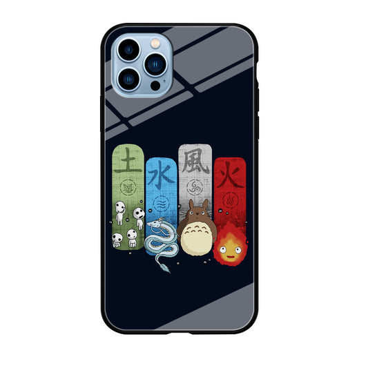 Ghibli Elemental Charms Blue iPhone 12 Pro Case