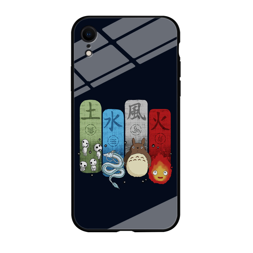 Ghibli Elemental Charms Blue iPhone XR Case