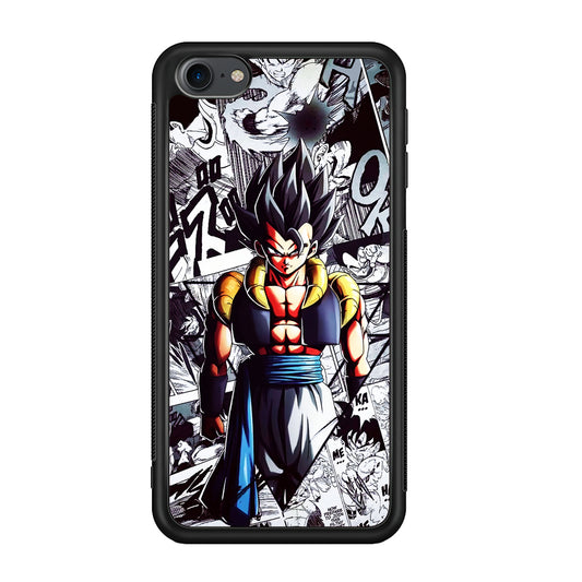 Gogeta Comic Collage iPod Touch 6 Case-Phone Case-Rubber White (2D Case)-Altracase