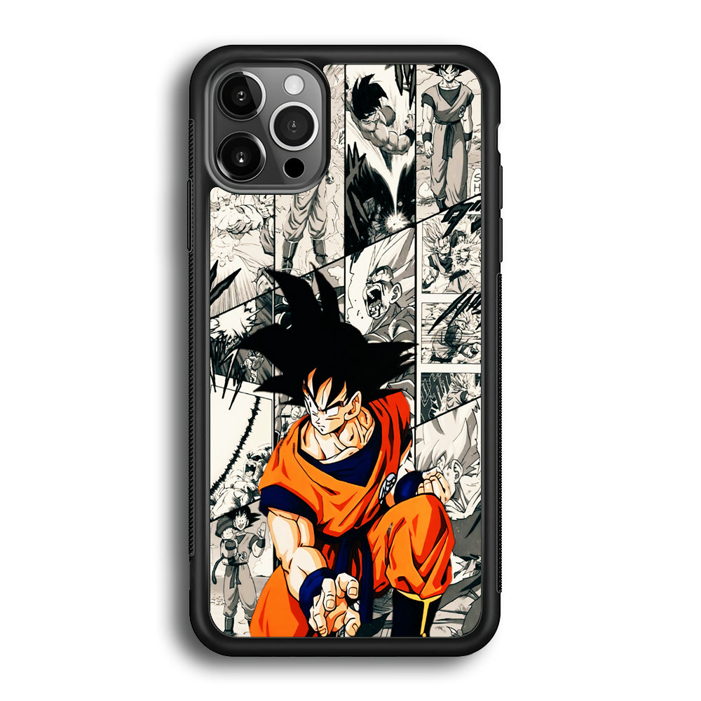 Goku Comic Collage iPhone 12 Pro Case