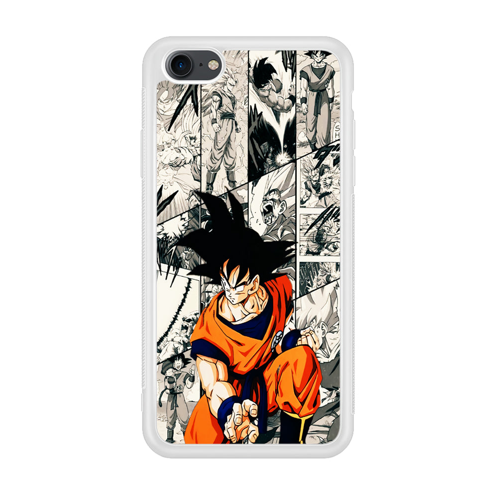 Goku Comic Collage iPhone SE 2020 Case