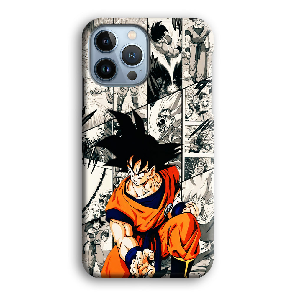 Goku Comic Collage iPhone 13 Pro Max Case