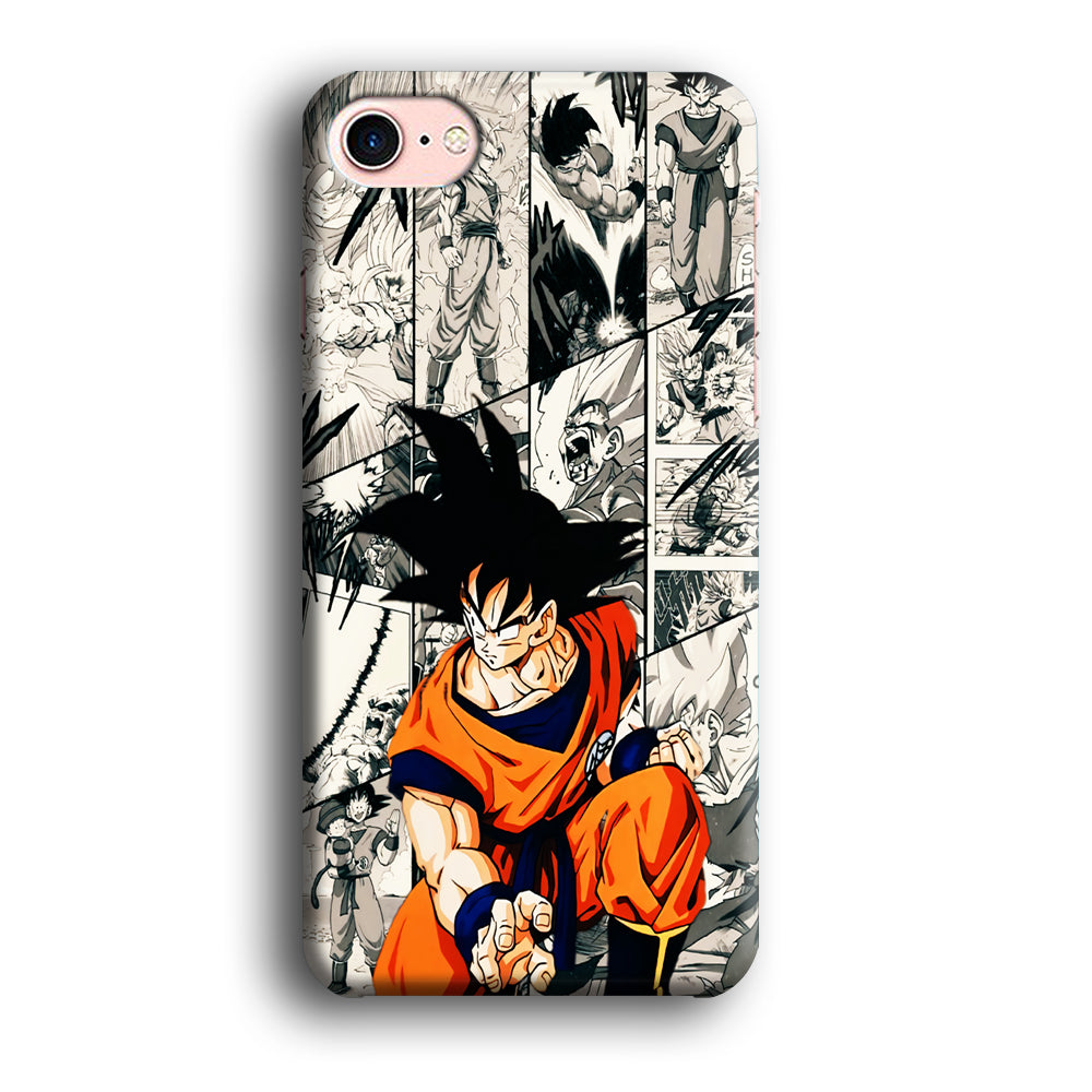 Goku Comic Collage iPhone SE 3 2022 Case