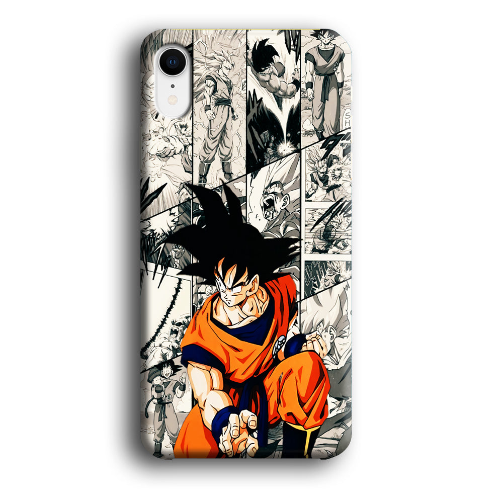 Goku Comic Collage iPhone XR Case