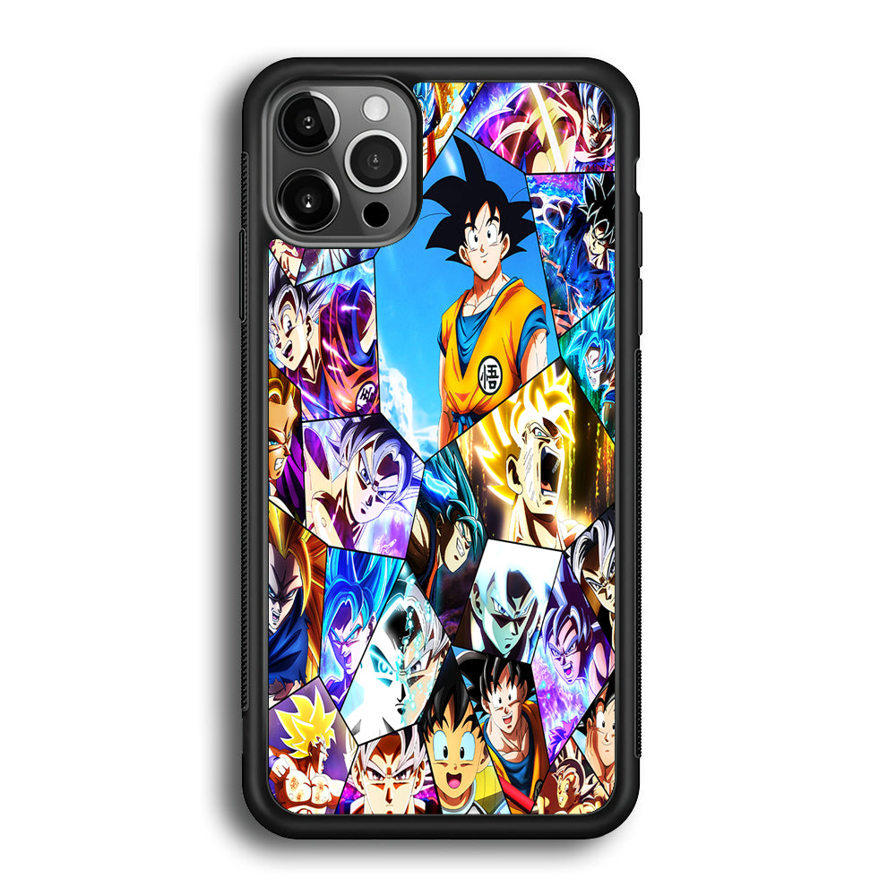 Goku Evolution Collage iPhone 12 Pro Max Case