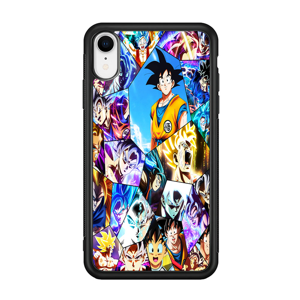 Goku Evolution Collage iphone XR Case