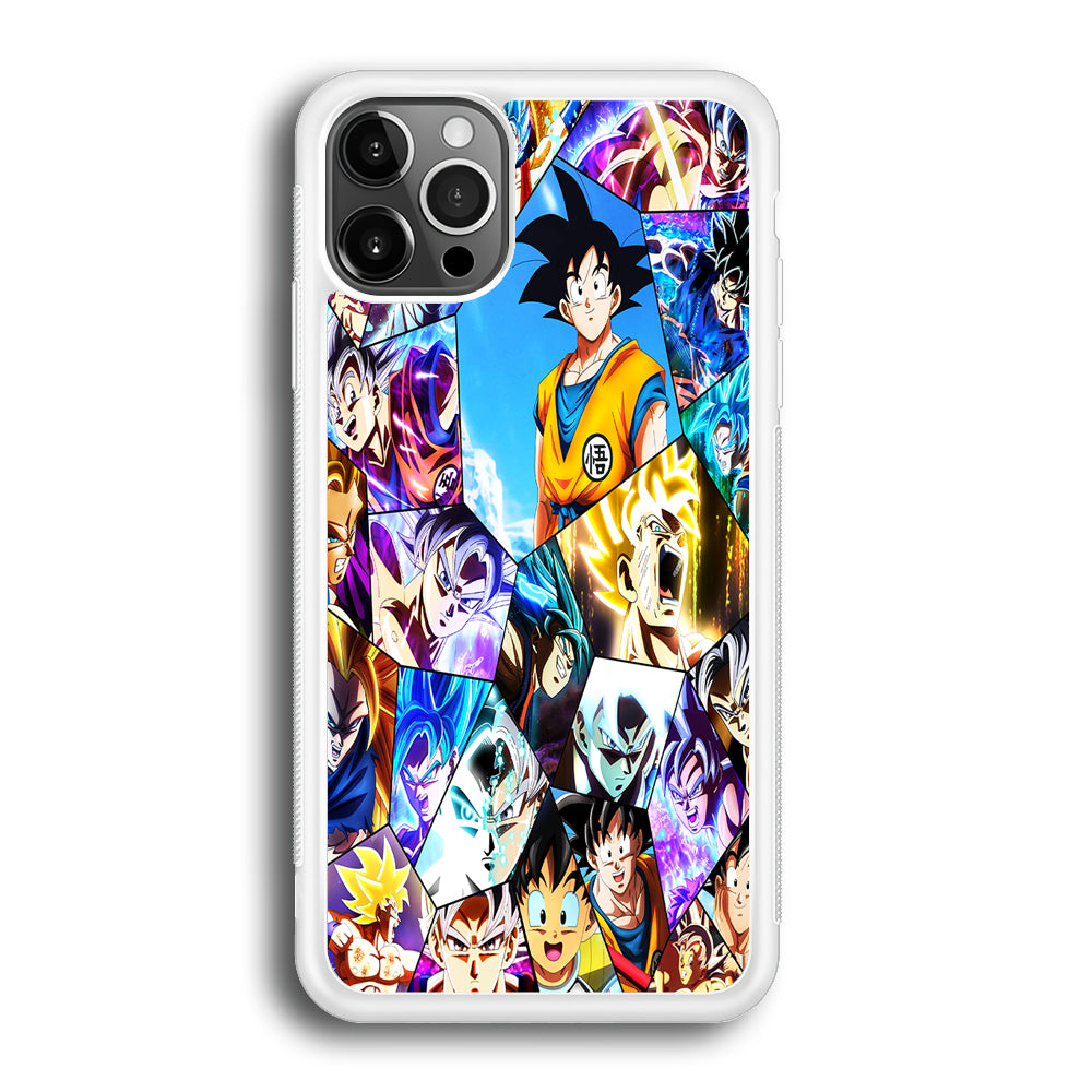 Goku Evolution Collage iPhone 12 Pro Case