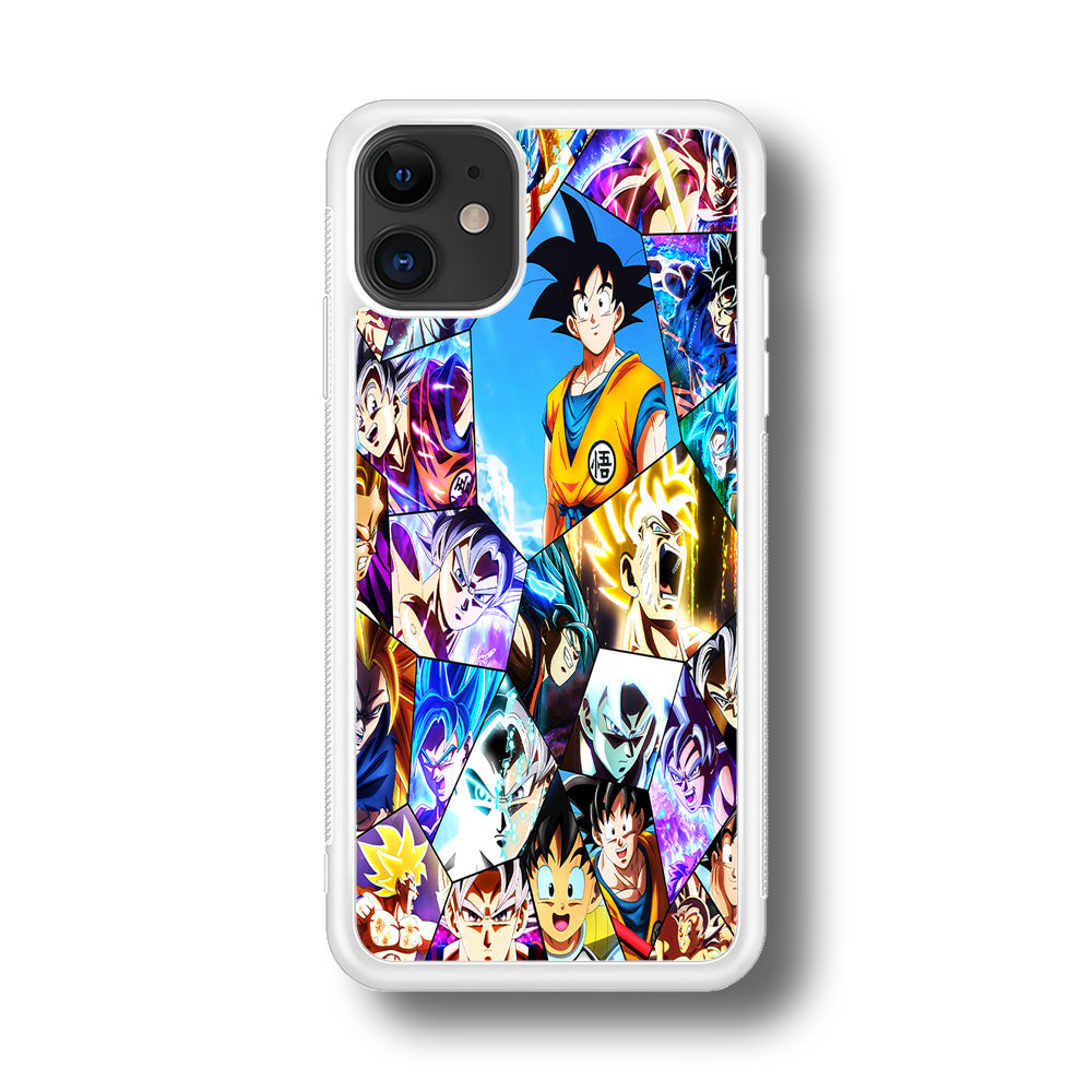 Goku Evolution Collage iPhone 11 Case