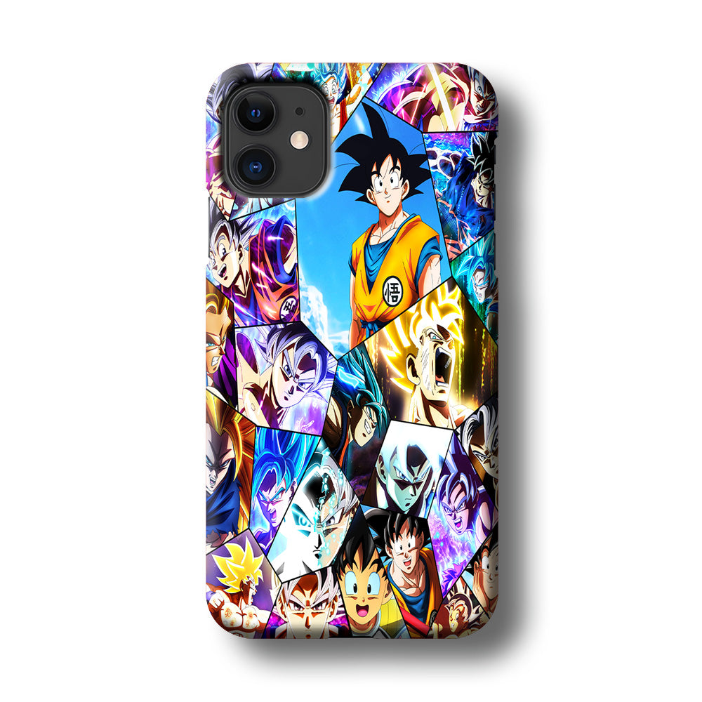 Goku Evolution Collage iPhone 11 Case