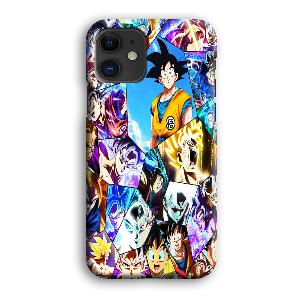 Goku Evolution Collage iPhone 12 Mini Case