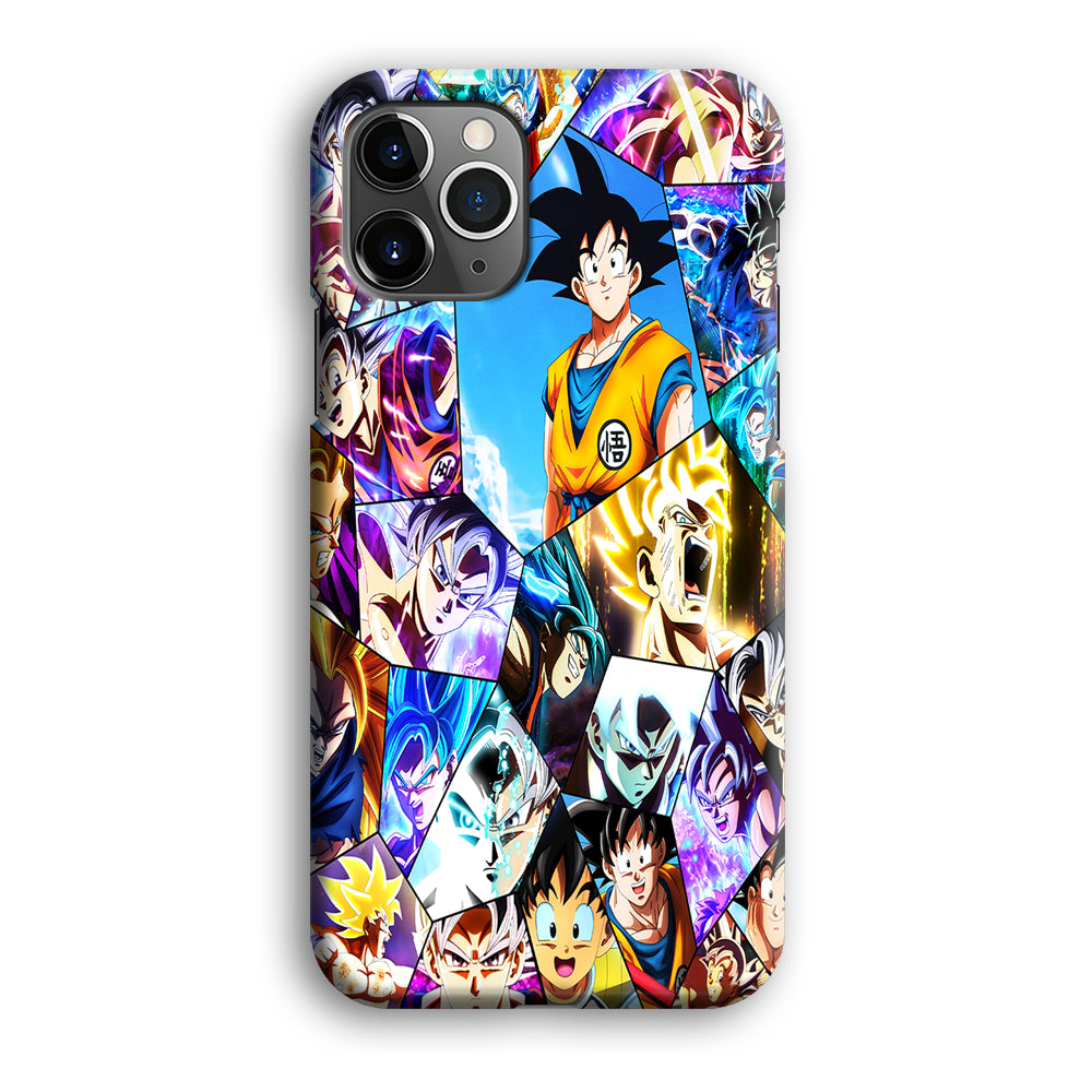 Goku Evolution Collage iPhone 12 Pro Case