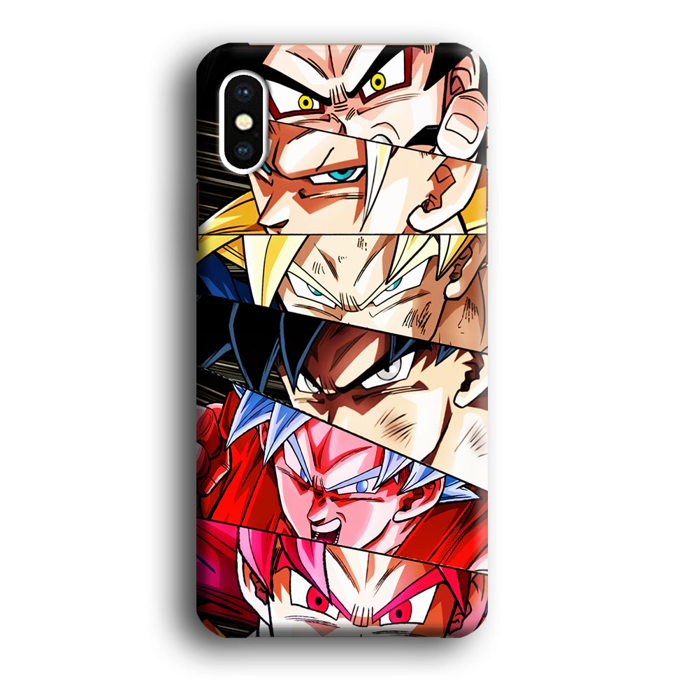 Goku's Eyes Collection Dragon Ball iPhone Xs Case