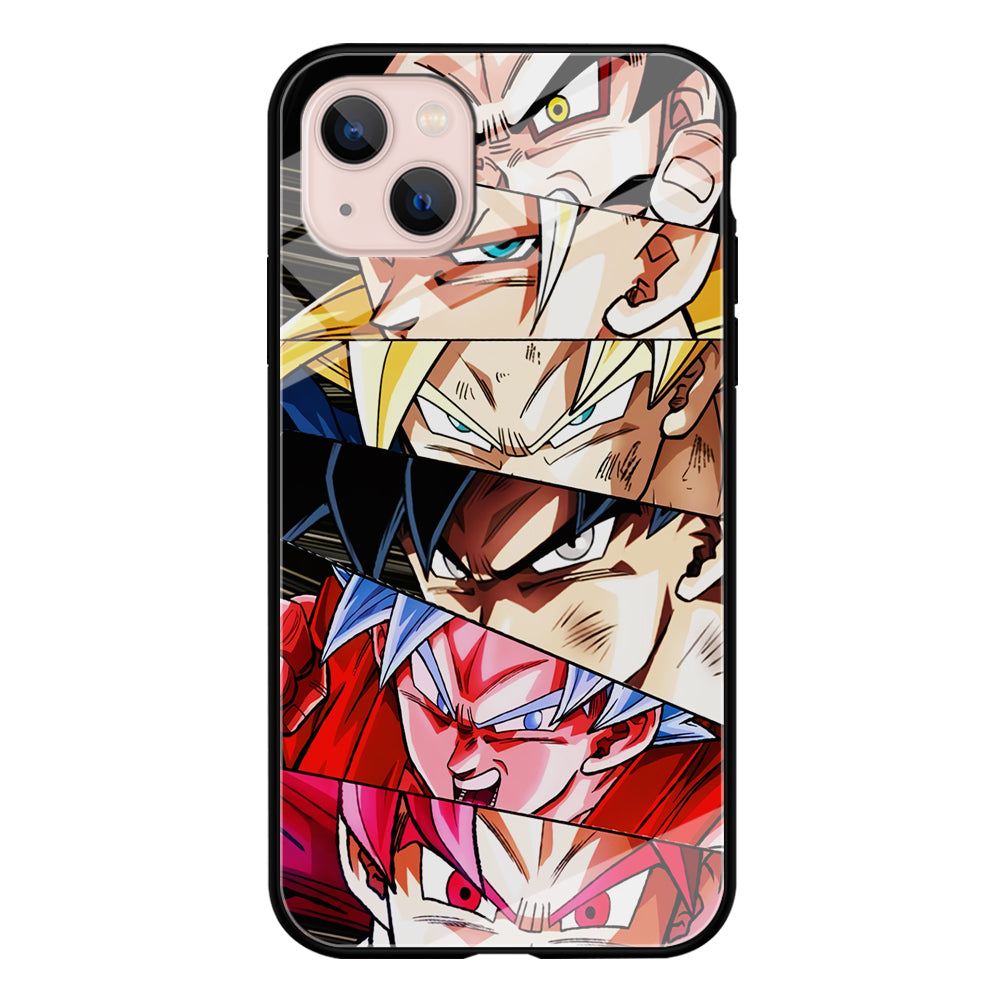 Goku's Eyes Collection Dragon Ball iPhone 13 Mini Case-Phone Case-Tempered Glass Case-Altracase