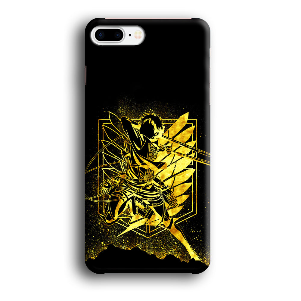 Golden Eren Attack On Titan iPhone 8 Plus Case