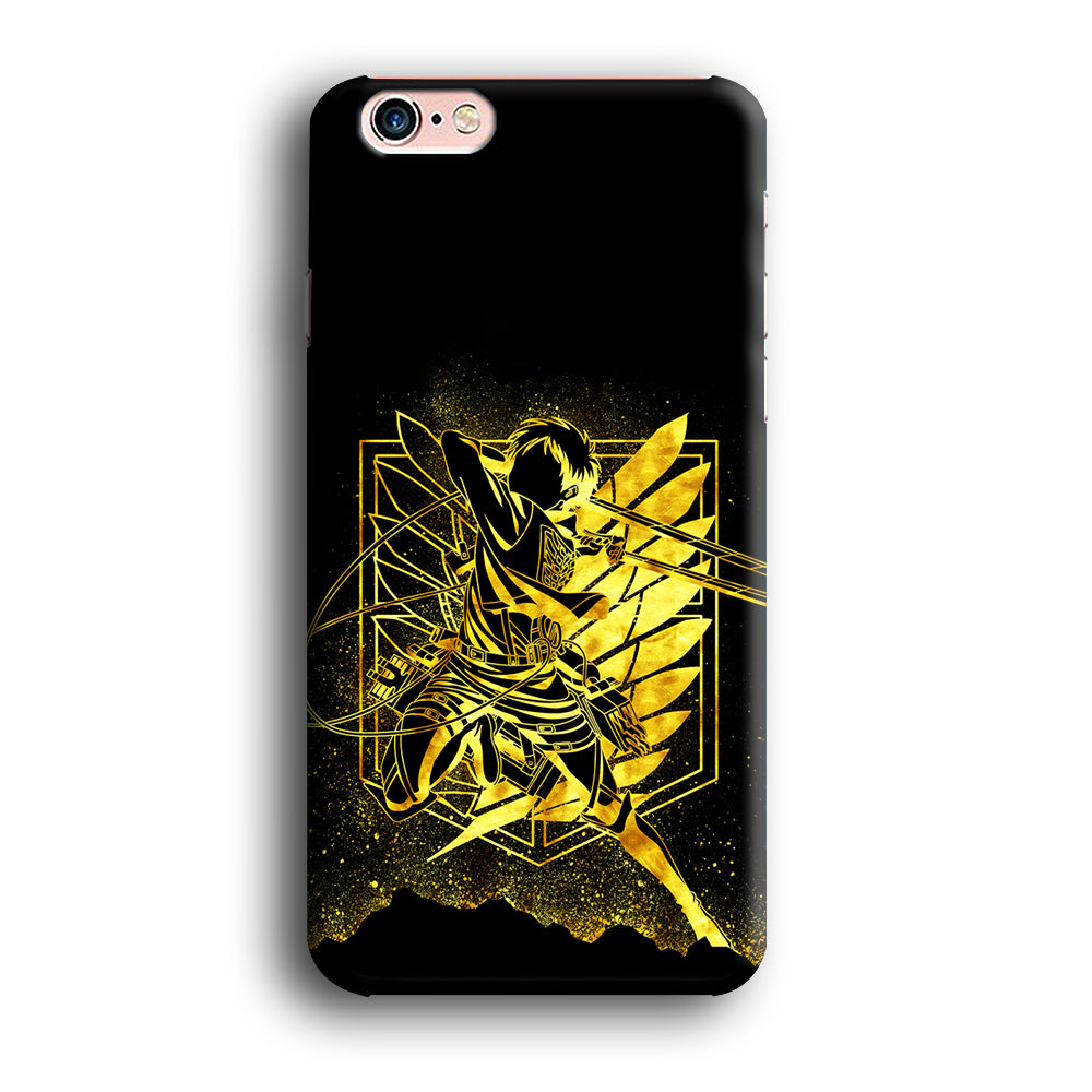 Golden Eren Attack On Titan iPhone 6 Plus | 6s Plus Case