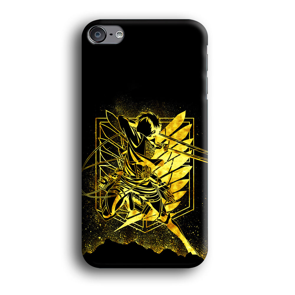 Golden Eren Attack On Titan iPod Touch 6 Case