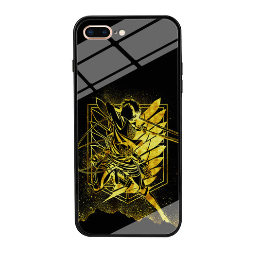 Golden Eren Attack On Titan iPhone 7 Plus Case