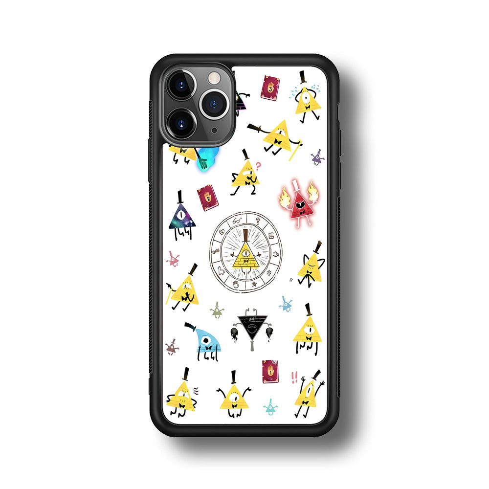 Gravity Falls Bill Cipher Doodle iPhone 11 Pro Max Case