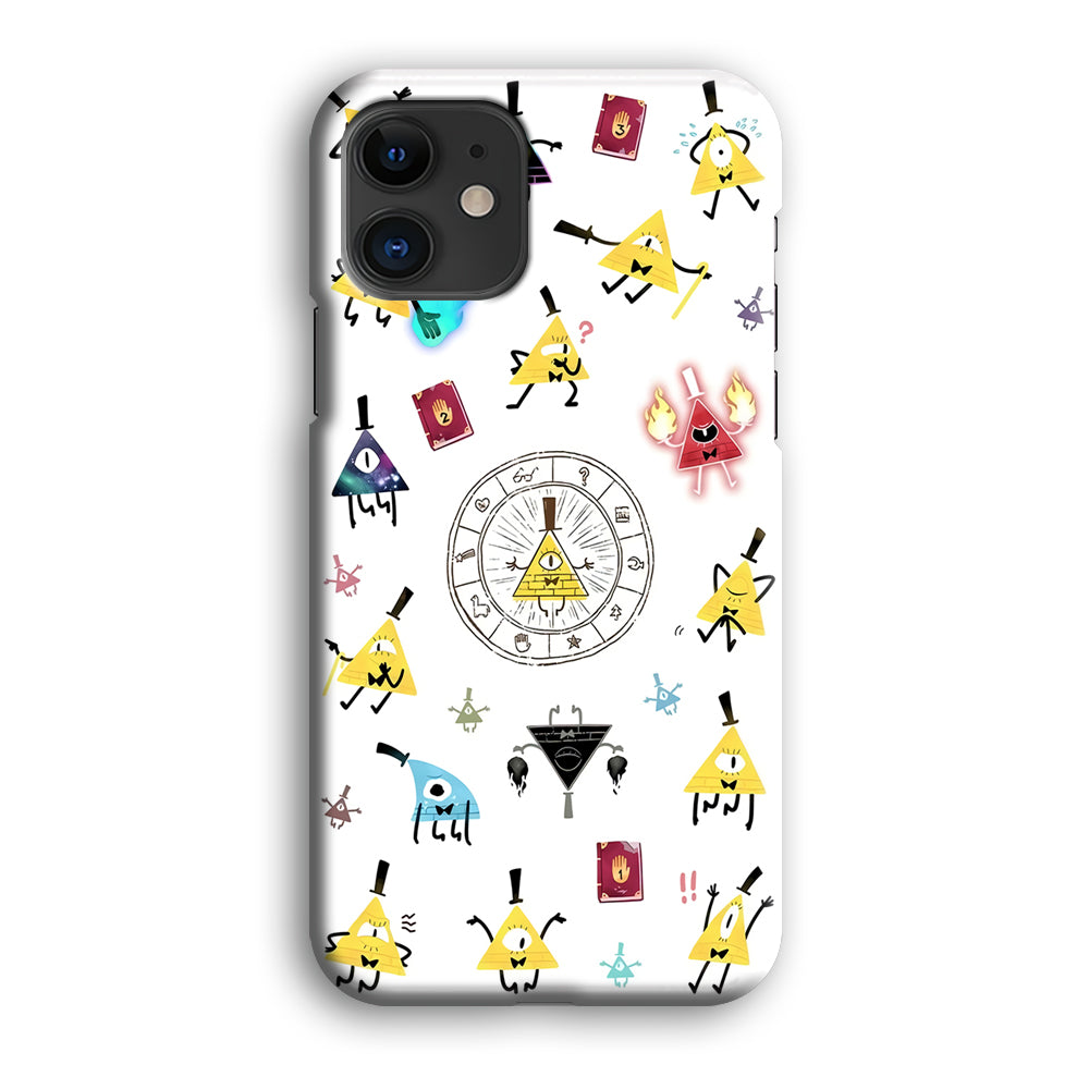 Gravity Falls Bill Cipher Doodle iPhone 12 Case