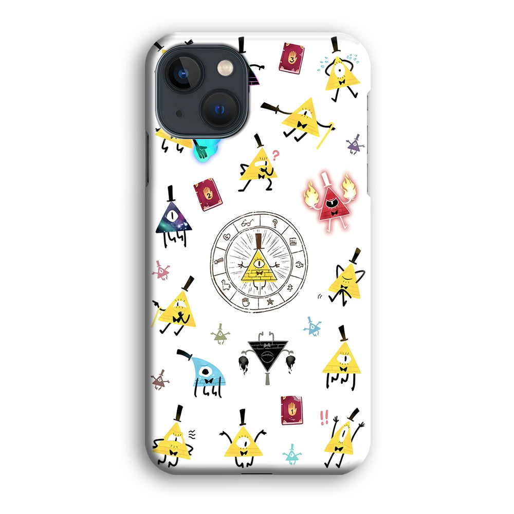 Gravity Falls Bill Cipher Doodle iPhone 14 Case