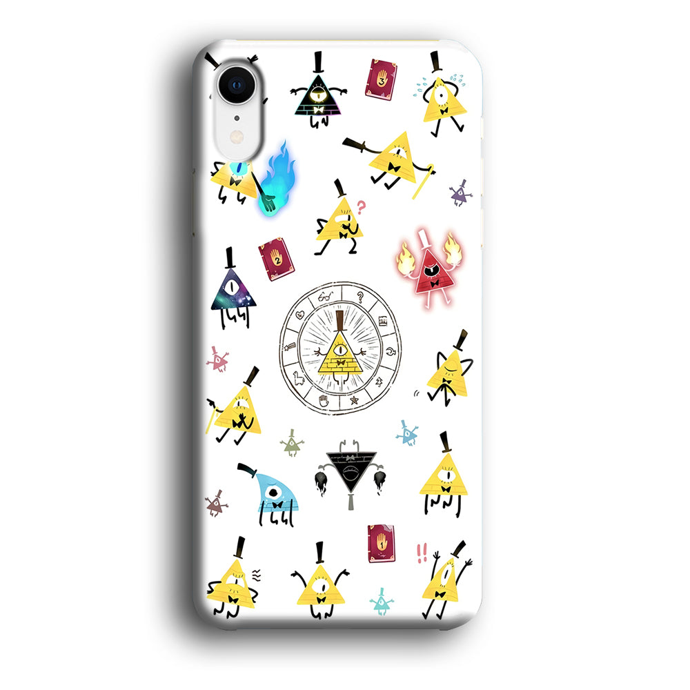 Gravity Falls Bill Cipher Doodle iPhone XR Case