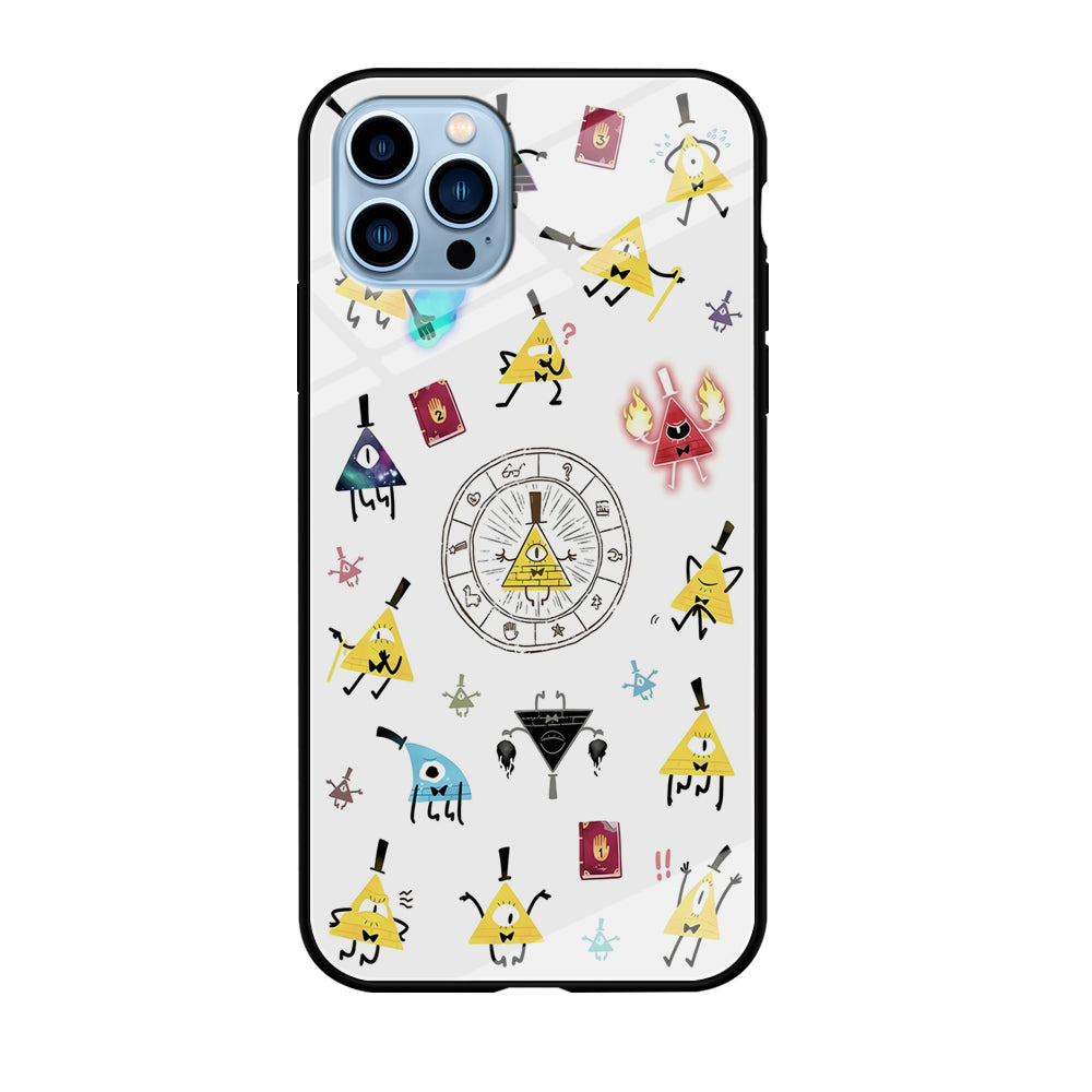 Gravity Falls Bill Cipher Doodle iPhone 12 Pro Max Case