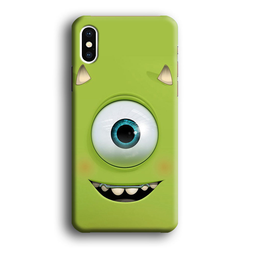 Green Face Monster iPhone X Case