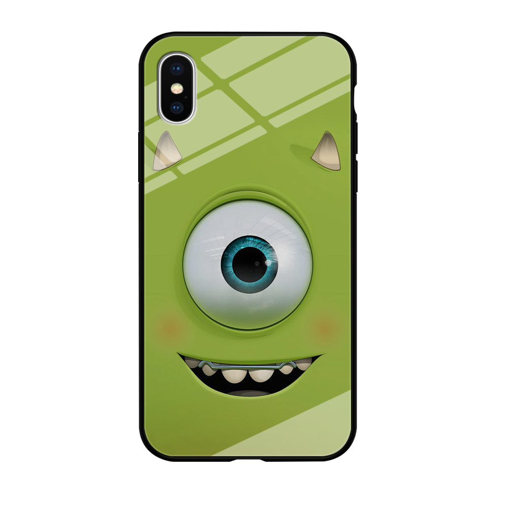 Green Face Monster iPhone X Case