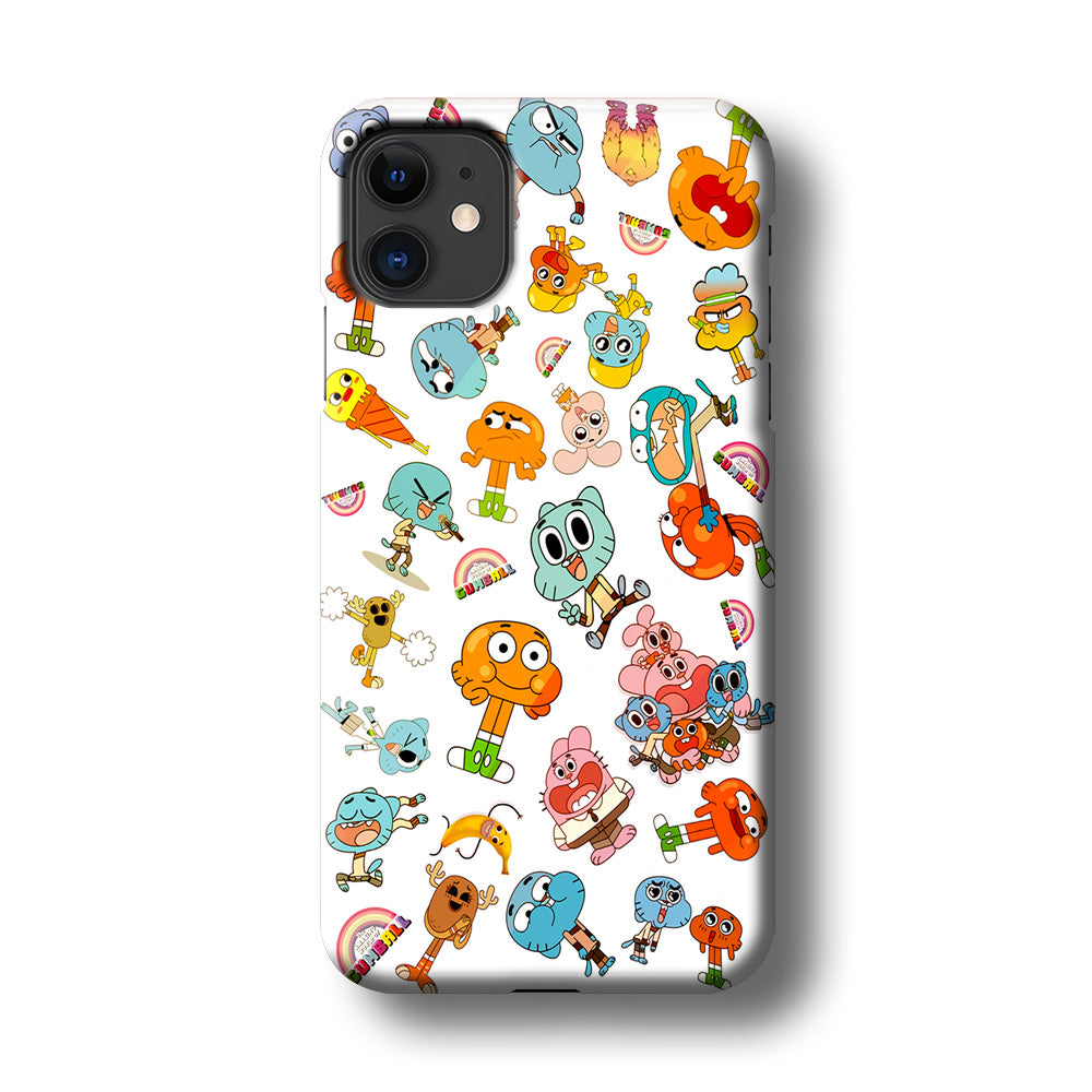 Gumball Doodle iPhone 11 Case