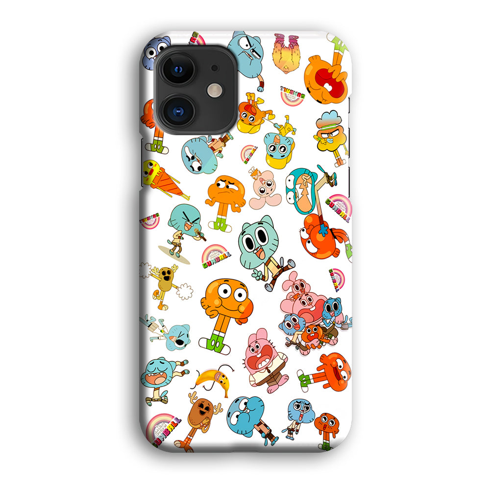 Gumball Doodle iPhone 12 Case-Phone Case-3D Case-Altracase